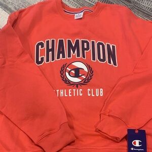 Champion Men's Bold Red Athletic Club Sweater